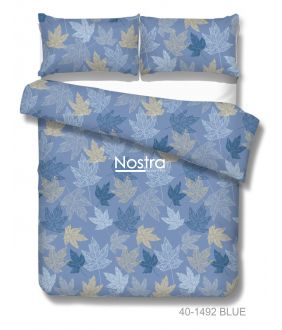 Polycotton bedding set ABSTRACT 40-1492-BLUE 40-1492-BLUE