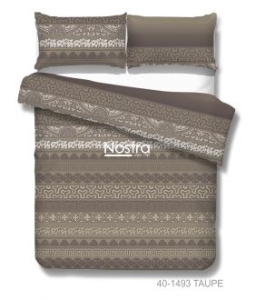 Polycotton bedding set ABSTRACT 40-1493-TAUPE